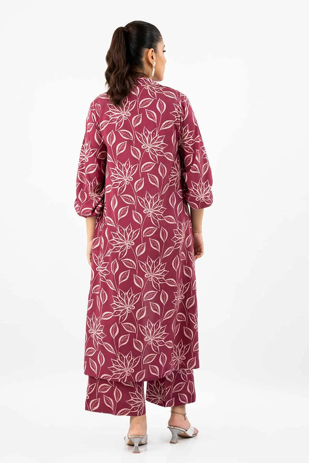 GulAhmed 2Pc Printed Linen Suit WNST-42016 gulbuy.com