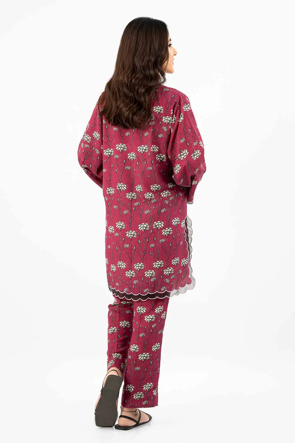 GulAhmed 2Pc Printed Karandi Suit WNST-42017 gulbuy.com